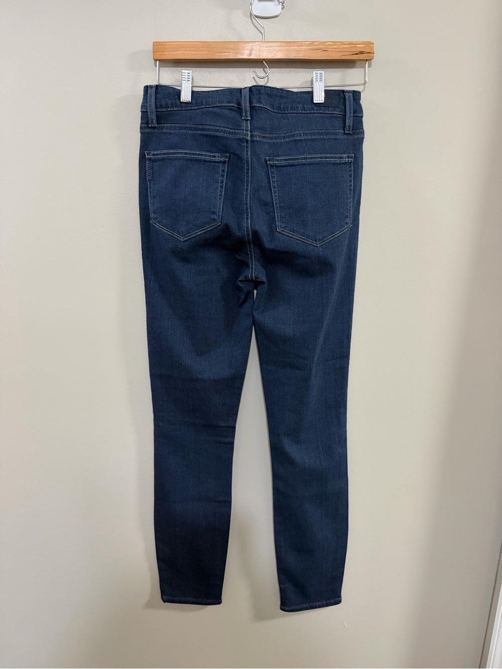 PAIGE Dark Indigo Hoxton Ankle High-Rise Skinny Jeans - Picture 2 of 6